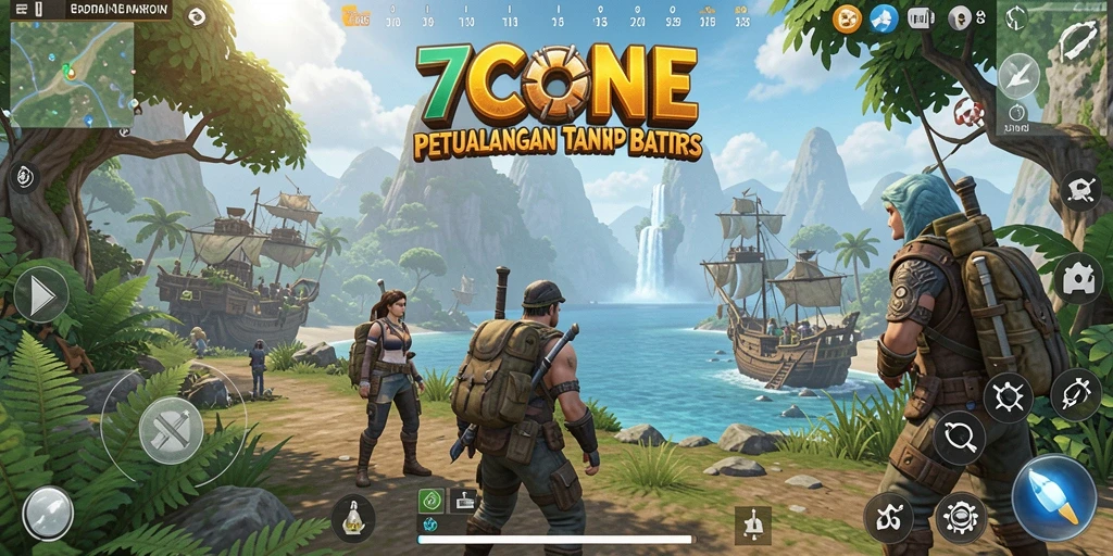 Menampilkan gameplay Open World seru di 7CONE.