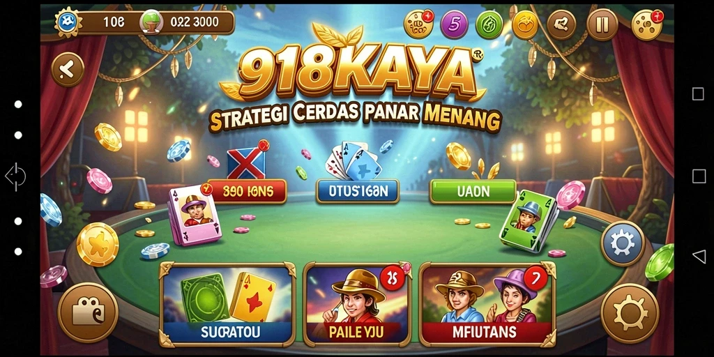 Tampilan menarik dari gameplay strategi di 918KAYA.
