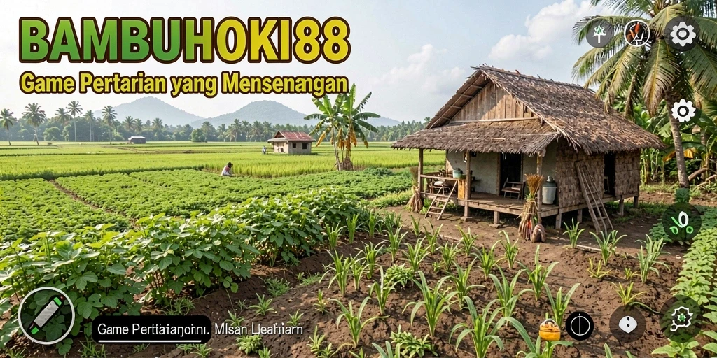Tampilan menawan dari gameplay pertanian BAMBUHOKI88 yang seru.
