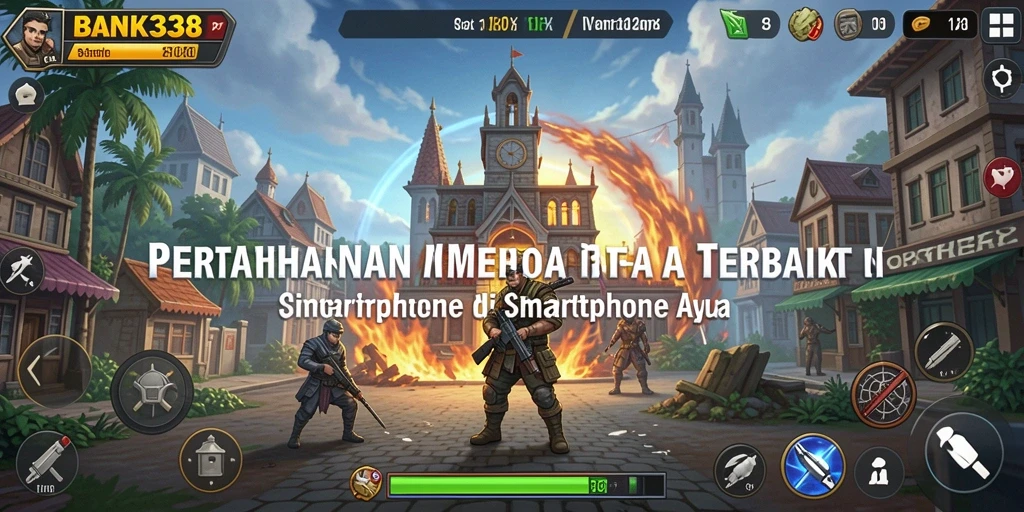Gameplay menarik dan menegangkan dalam BANK338 Tower Defense.