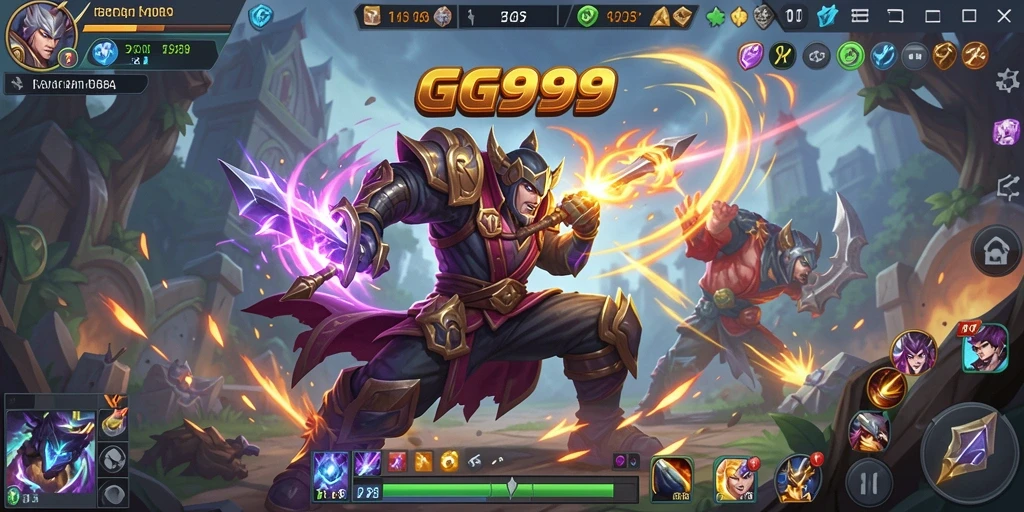 Gameplay seru dengan karakter unik dalam GG999.