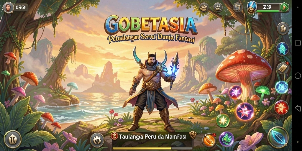 Gameplay menegangkan di dunia petualangan GOBETASIA.