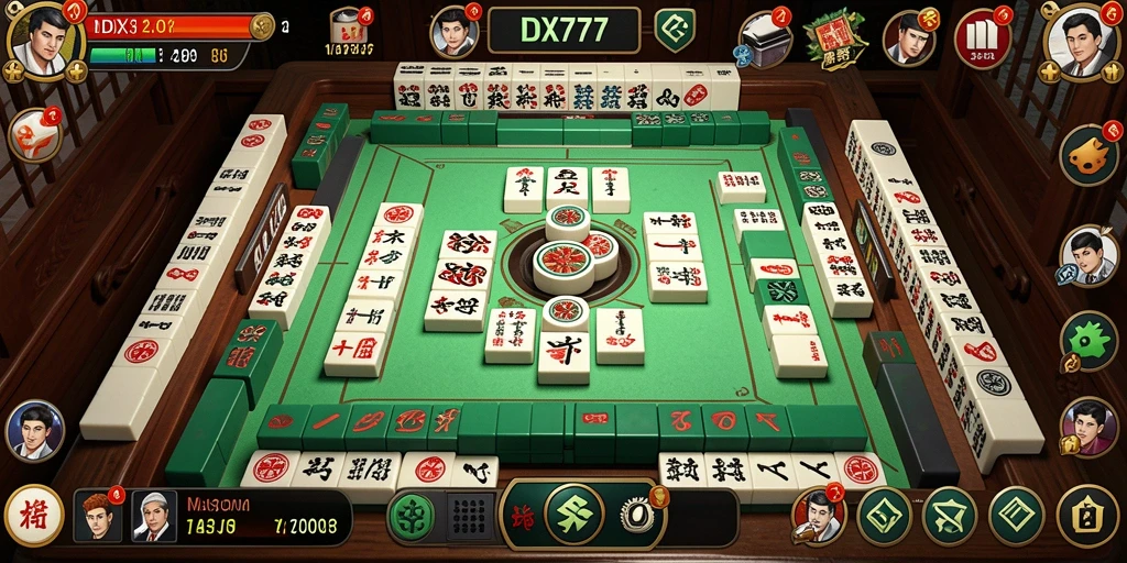 Tampilan gameplay Mahjong di IDX777 yang mendebarkan.