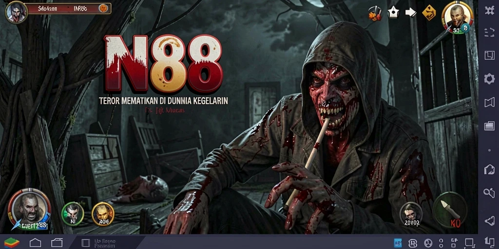Tampilan gameplay yang menyeramkan dan penuh ketegangan.