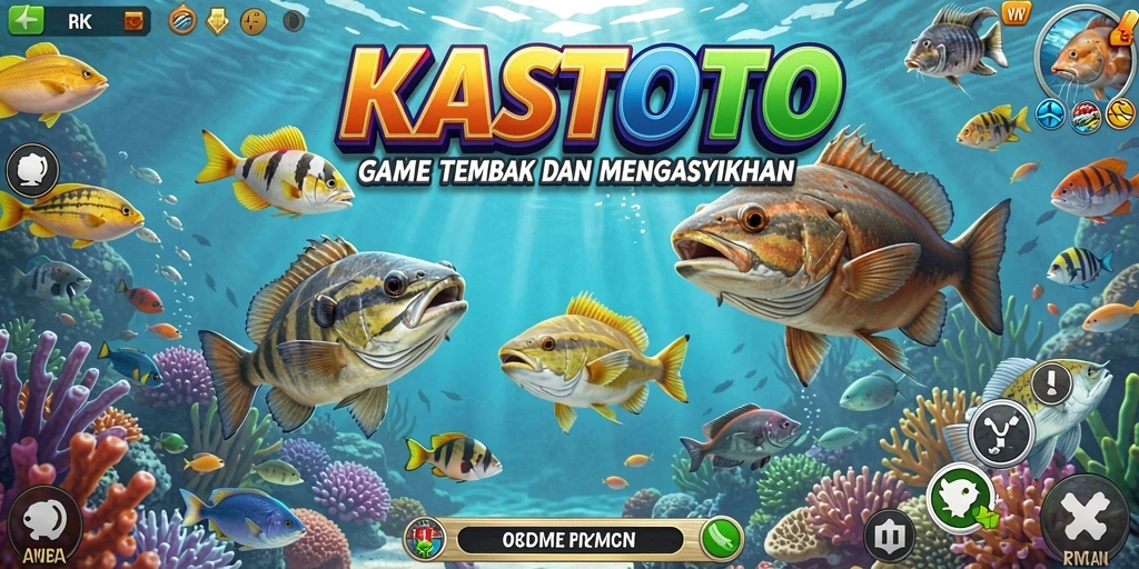 Gameplay Tembak Ikan yang seru dan memikat di KASTOTO.