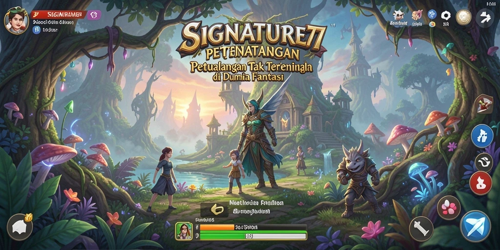 Tampilan menarik dari gameplay petualangan SIGNATURE77 yang menghibur.