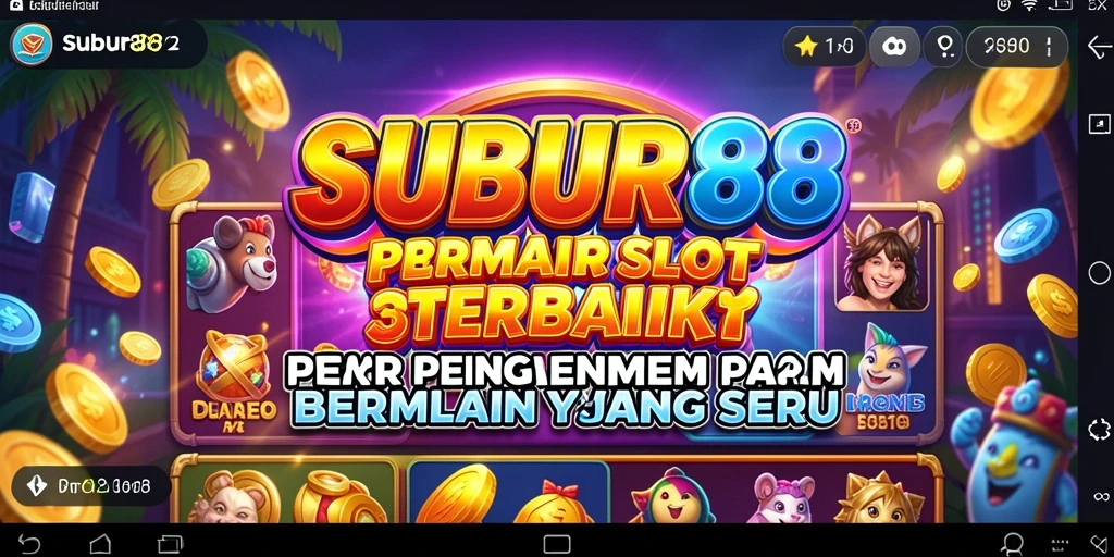 Tampilan gameplay SUBUR88 dengan grafik yang menawan dan efek suara yang mendalam.